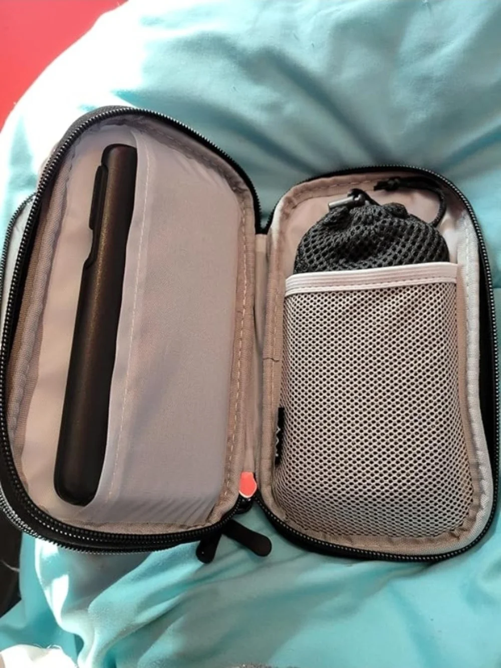 Universal Electronic Organizer Case Travel Cable Cord Storage Bag Small Black